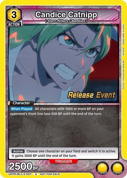 Candice Catnipp, UEX01BT: BLEACH: Thousand-Year Blood War Vol.2 Release Event Cards UEPR/BLC-2-007