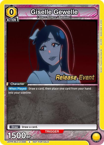 Giselle Gewelle (008), UEX01BT: BLEACH: Thousand-Year Blood War Vol.2 Release Event Cards UEPR/BLC-2-008
