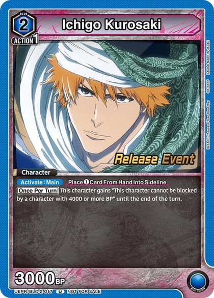 Ichigo Kurosaki (017), UEX01BT: BLEACH: Thousand-Year Blood War Vol.2 Release Event Cards UEPR/BLC-2-017