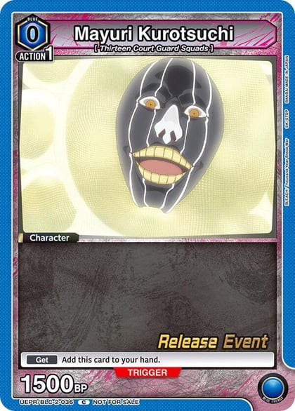 Mayuri Kurotsuchi (036), UEX01BT: BLEACH: Thousand-Year Blood War Vol.2 Release Event Cards UEPR/BLC-2-036