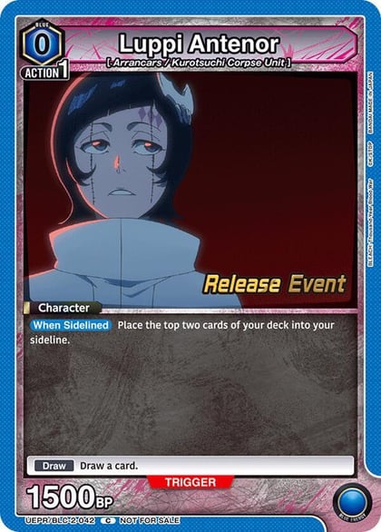 Luppi Antenor, UEX01BT: BLEACH: Thousand-Year Blood War Vol.2 Release Event Cards UEPR/BLC-2-042