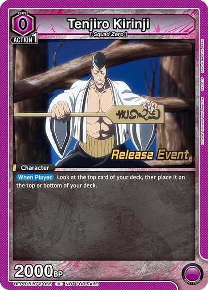 Tenjiro Kirinji, UEX01BT: BLEACH: Thousand-Year Blood War Vol.2 Release Event Cards UEPR/BLC-2-055