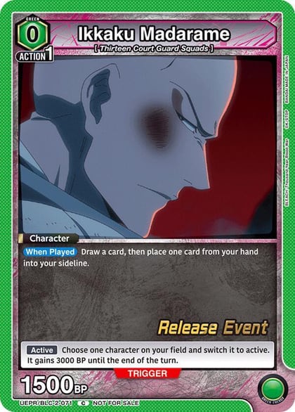 Ikkaku Madarame, UEX01BT: BLEACH: Thousand-Year Blood War Vol.2 Release Event Cards UEPR/BLC-2-071