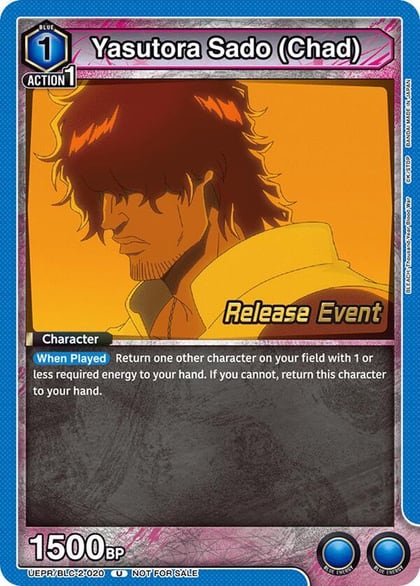 Yasutora Sado (Chad), UEX01BT: BLEACH: Thousand-Year Blood War Vol.2 Release Event Cards UEPR/BLC-2-020