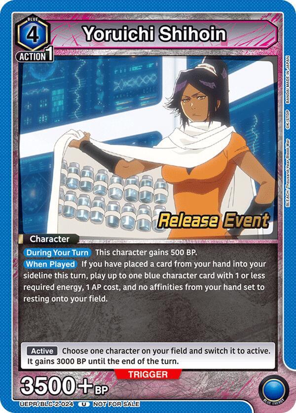 Yoruichi Shihoin, UEX01BT: BLEACH: Thousand-Year Blood War Vol.2 Release Event Cards UEPR/BLC-2-024