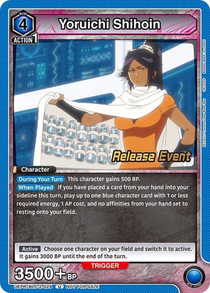 Yoruichi Shihoin, UEX01BT: BLEACH: Thousand-Year Blood War Vol.2 Release Event Cards UEPR/BLC-2-024