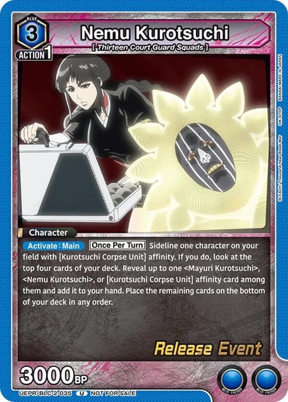 Nemu Kurotsuchi, UEX01BT: BLEACH: Thousand-Year Blood War Vol.2 Release Event Cards UEPR/BLC-2-035