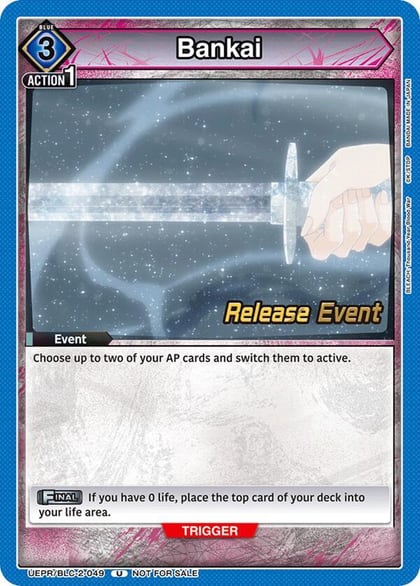 Bankai, UEX01BT: BLEACH: Thousand-Year Blood War Vol.2 Release Event Cards UEPR/BLC-2-049