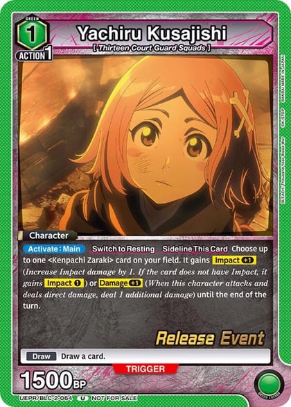 Yachiru Kusajishi, UEX01BT: BLEACH: Thousand-Year Blood War Vol.2 Release Event Cards UEPR/BLC-2-064