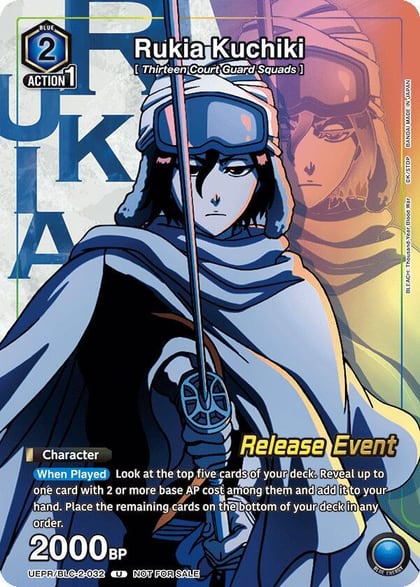 Rukia Kuchiki (Release Event Participation), UEX01BT: BLEACH: Thousand-Year Blood War Vol.2 Release Event Cards UEPR/BLC-2-032