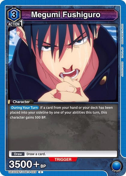 Megumi Fushiguro (023), UEX02BT: Jujutsu Kaisen Vol.2 UEX02BT/JJK-3-023