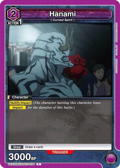 Hanami (034), UEX02BT: Jujutsu Kaisen Vol.2 UEX02BT/JJK-3-034
