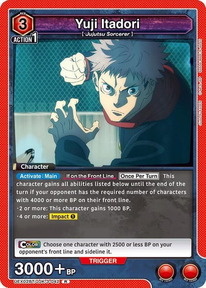 Yuji Itadori (042), UEX02BT: Jujutsu Kaisen Vol.2 UEX02BT/JJK-3-042