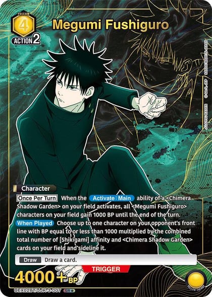 Megumi Fushiguro (007) (SR*), UEX02BT: Jujutsu Kaisen Vol.2 UEX02BT/JJK-3-007