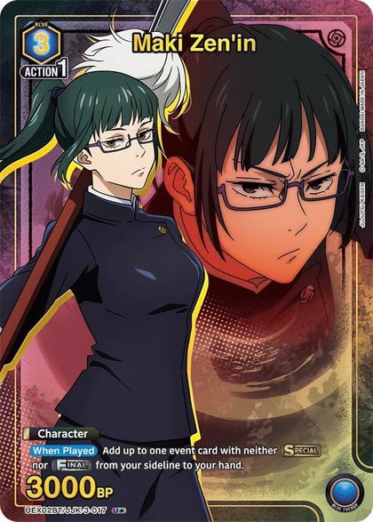 Maki Zen'in (U*), UEX02BT: Jujutsu Kaisen Vol.2 UEX02BT/JJK-3-017