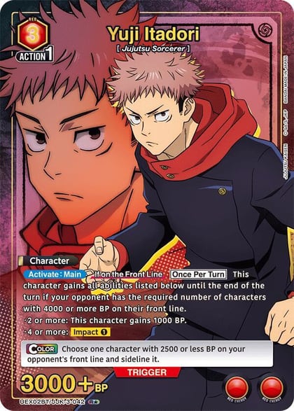 Yuji Itadori (042) (R*), UEX02BT: Jujutsu Kaisen Vol.2 UEX02BT/JJK-3-042