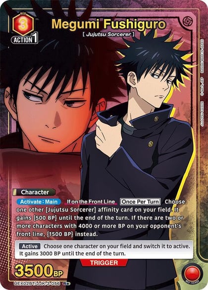 Megumi Fushiguro (056) (R*), UEX02BT: Jujutsu Kaisen Vol.2 UEX02BT/JJK-3-056