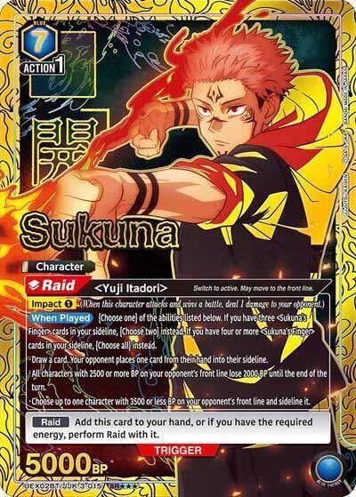 Sukuna (015) (SR***), UEX02BT: Jujutsu Kaisen Vol.2 UEX02BT/JJK-3-015