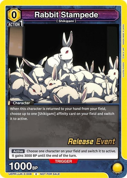 Rabbit Stampede, UEX02BT: Jujutsu Kaisen Vol.2 Release Event Cards UEPR/JJK-3-008