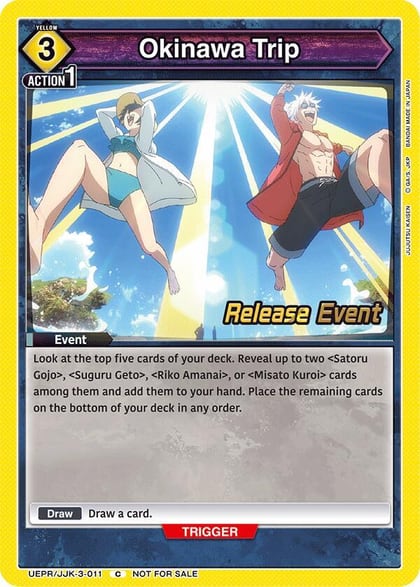 Okinawa Trip, UEX02BT: Jujutsu Kaisen Vol.2 Release Event Cards UEPR/JJK-3-011