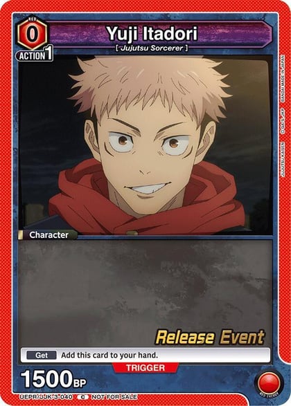 Yuji Itadori (3-040), UEX02BT: Jujutsu Kaisen Vol.2 Release Event Cards UEPR/JJK-3-040