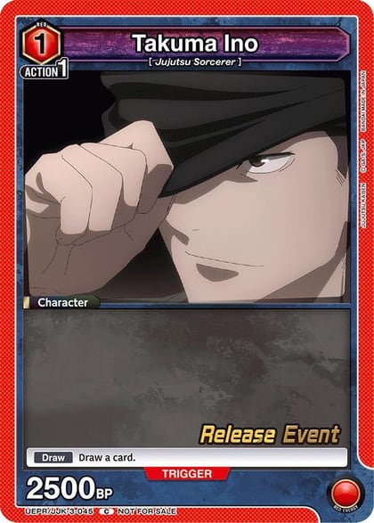 Takuma Ino, UEX02BT: Jujutsu Kaisen Vol.2 Release Event Cards UEPR/JJK-3-045