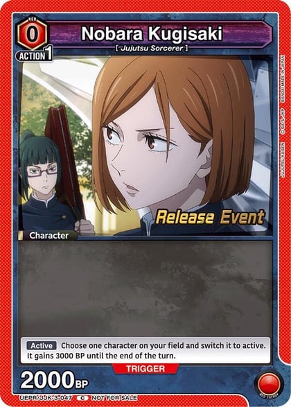 Nobara Kugisaki (047), UEX02BT: Jujutsu Kaisen Vol.2 Release Event Cards UEPR/JJK-3-047