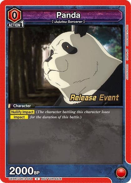 Panda, UEX02BT: Jujutsu Kaisen Vol.2 Release Event Cards UEPR/JJK-3-054