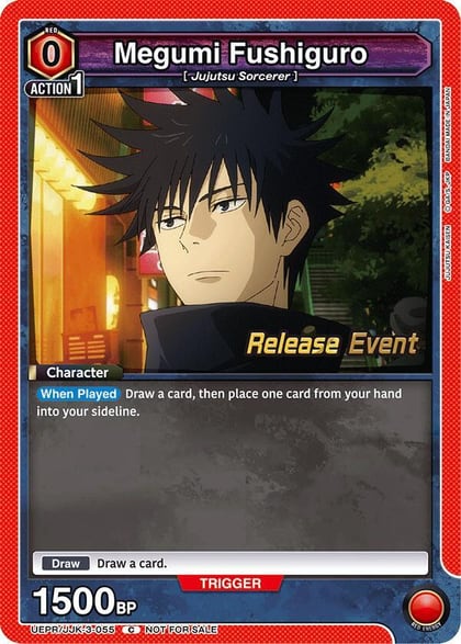 Megumi Fushiguro (055), UEX02BT: Jujutsu Kaisen Vol.2 Release Event Cards UEPR/JJK-3-055