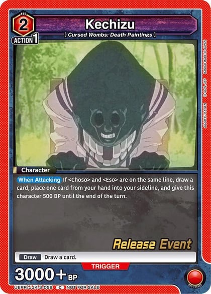 Kechizu, UEX02BT: Jujutsu Kaisen Vol.2 Release Event Cards UEPR/JJK-3-059