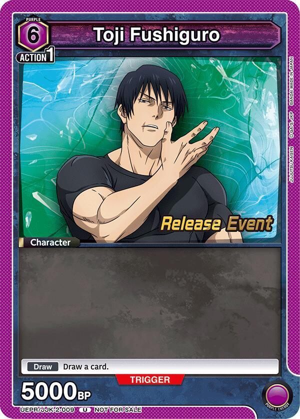 Toji Fushiguro (009), UEX02BT: Jujutsu Kaisen Vol.2 Release Event Cards UEPR/JJK-2-009