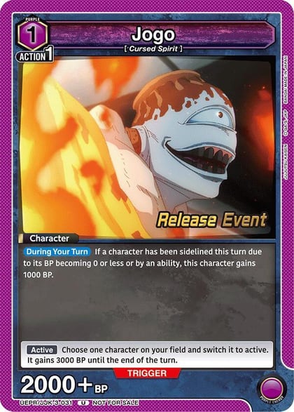 Jogo (031), UEX02BT: Jujutsu Kaisen Vol.2 Release Event Cards UEPR/JJK-3-031