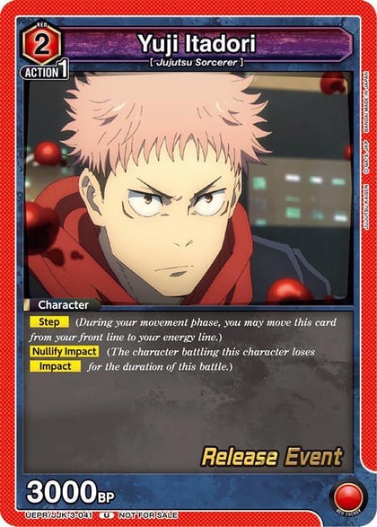 Yuji Itadori (041), UEX02BT: Jujutsu Kaisen Vol.2 Release Event Cards UEPR/JJK-3-041