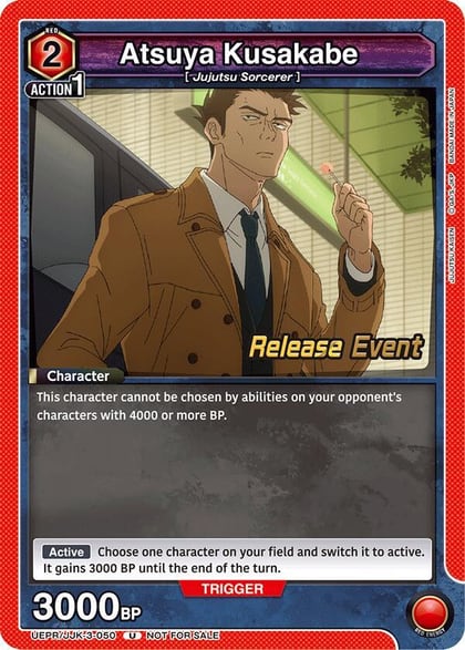 Atsuya Kusakabe, UEX02BT: Jujutsu Kaisen Vol.2 Release Event Cards UEPR/JJK-3-050