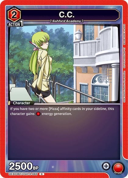 C.C. (065) (Box Topper Foil), UEX03BT: CODE GEASS: Lelouch of the Rebellion Vol.2 UEX03BT/CGH-2-065