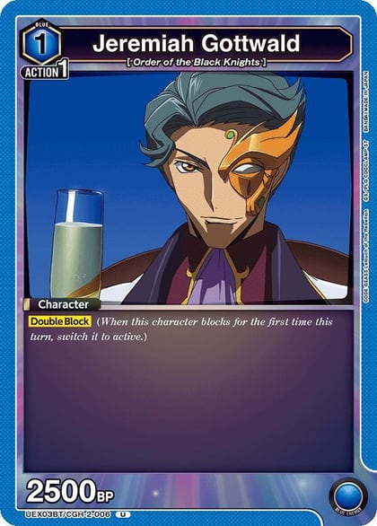 Jeremiah Gottwald, UEX03BT: CODE GEASS: Lelouch of the Rebellion Vol.2 UEX03BT/CGH-2-006
