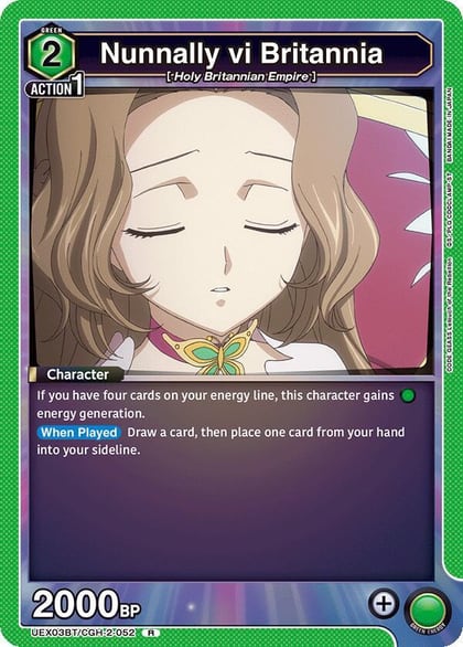 Nunnally vi Britannia, UEX03BT: CODE GEASS: Lelouch of the Rebellion Vol.2 UEX03BT/CGH-2-052