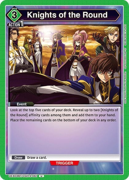 Knights of the Round, UEX03BT: CODE GEASS: Lelouch of the Rebellion Vol.2 UEX03BT/CGH-2-061