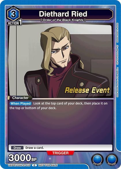 Diethard Ried, UEX03BT: CODE GEASS: Lelouch of the Rebellion Vol.2 Release Event Cards UEPR/CGH-2-010