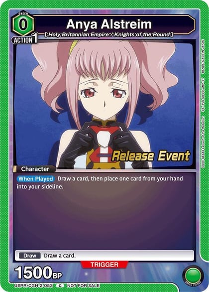 Anya Alstreim (053), UEX03BT: CODE GEASS: Lelouch of the Rebellion Vol.2 Release Event Cards UEPR/CGH-2-053