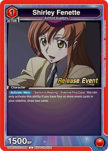 Shirley Fenette, UEX03BT: CODE GEASS: Lelouch of the Rebellion Vol.2 Release Event Cards UEPR/CGH-2-069