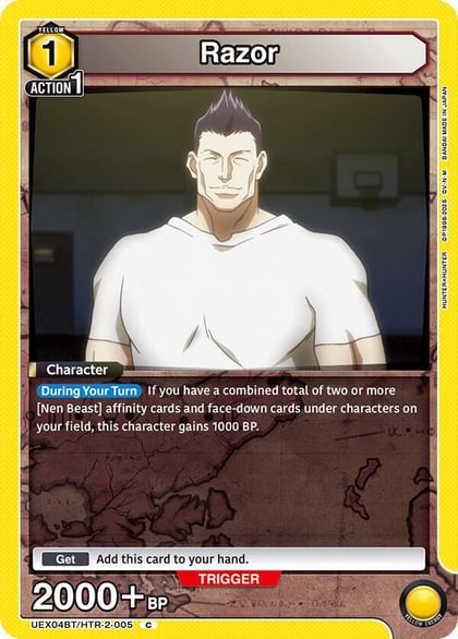 Razor (005), UEX04BT: HUNTER X HUNTER Vol.2 UEX04BT/HTR-2-005