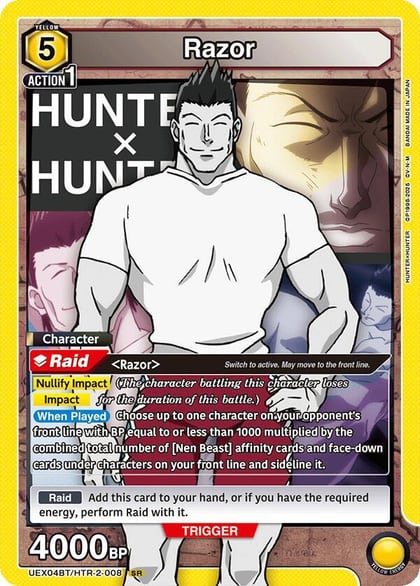 Razor (008), UEX04BT: HUNTER X HUNTER Vol.2 UEX04BT/HTR-2-008