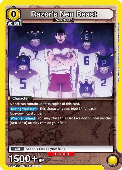Razor's Nen Beast, UEX04BT: HUNTER X HUNTER Vol.2 UEX04BT/HTR-2-011
