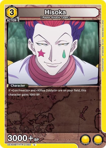 Hisoka (022), UEX04BT: HUNTER X HUNTER Vol.2 UEX04BT/HTR-2-022