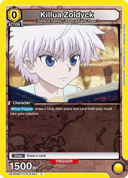 Killua Zoldyck (027), UEX04BT: HUNTER X HUNTER Vol.2 UEX04BT/HTR-2-027