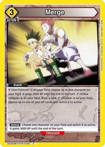 Merge, UEX04BT: HUNTER X HUNTER Vol.2 UEX04BT/HTR-2-031