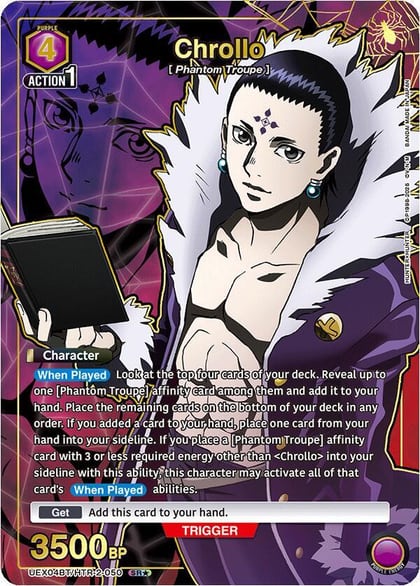Chrollo (SR*), UEX04BT: HUNTER X HUNTER Vol.2 UEX04BT/HTR-2-050
