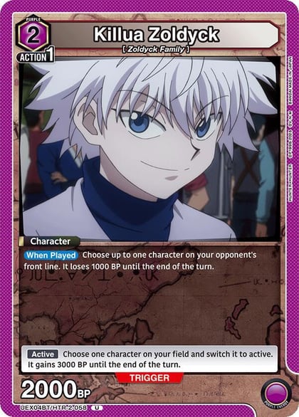 Killua Zoldyck (058), UEX04BT: HUNTER X HUNTER Vol.2 UEX04BT/HTR-2-058