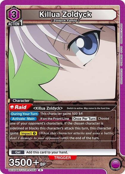 Killua Zoldyck (059), UEX04BT: HUNTER X HUNTER Vol.2 UEX04BT/HTR-2-059
